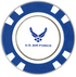 Officially Licensed U.S. Air Force Poker Chip Ball Marker