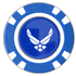 Officially Licensed U.S. Air Force Poker Chip Ball Marker