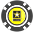 Officially Licensed U.S. Army Poker Chip Ball Marker