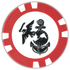Officially Licensed U.S. Marines Poker Chip Ball Marker