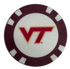 Officially Licensed Virginia Tech Hokies Poker Chip Ball Marker