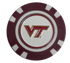 Officially Licensed Virginia Tech Hokies Poker Chip Ball Marker
