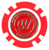 Officially Licensed Wisconsin Badgers Poker Chip Ball Marker