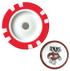 Officially Licensed Wisconsin Badgers Poker Chip Ball Marker
