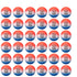 PGA TOUR Ombre 36 Piece Foam Practice Golf Ball Set