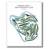 Oneota Golf & Country Club, Iowa - Printed Golf Courses