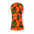 Orange Crush Headcover Set (Driver + Fairway + Hybrid) | Optional Mallet Putter Cover
