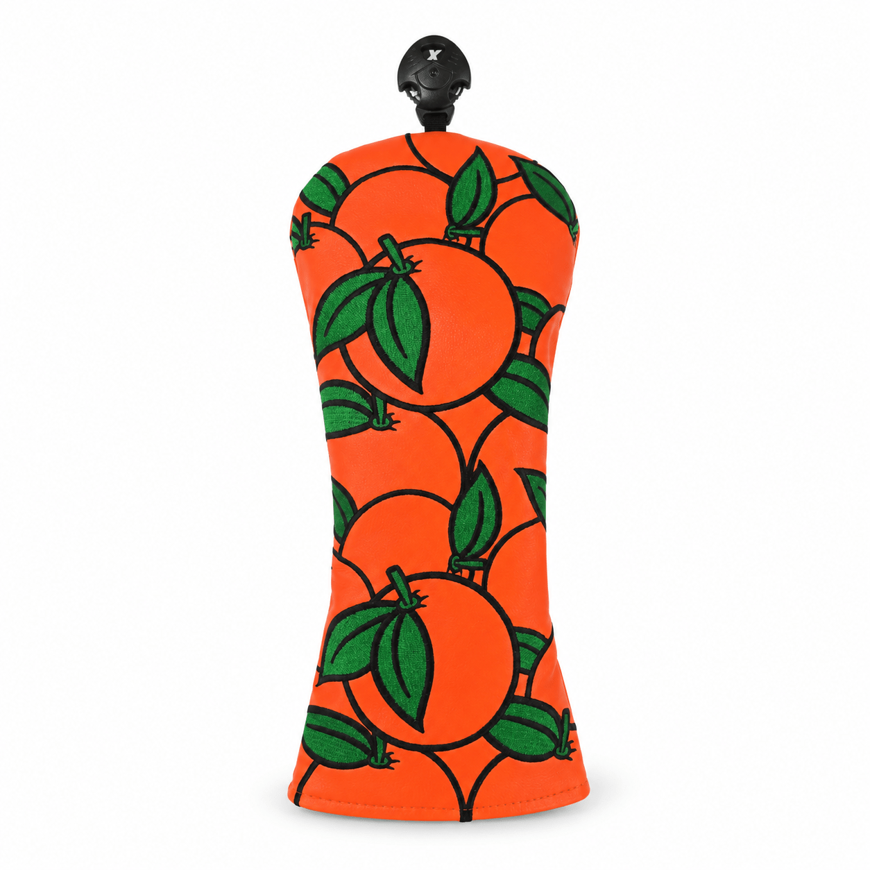 Orange Crush Headcover Set (Driver + Fairway + Hybrid) | Optional Mallet Putter Cover