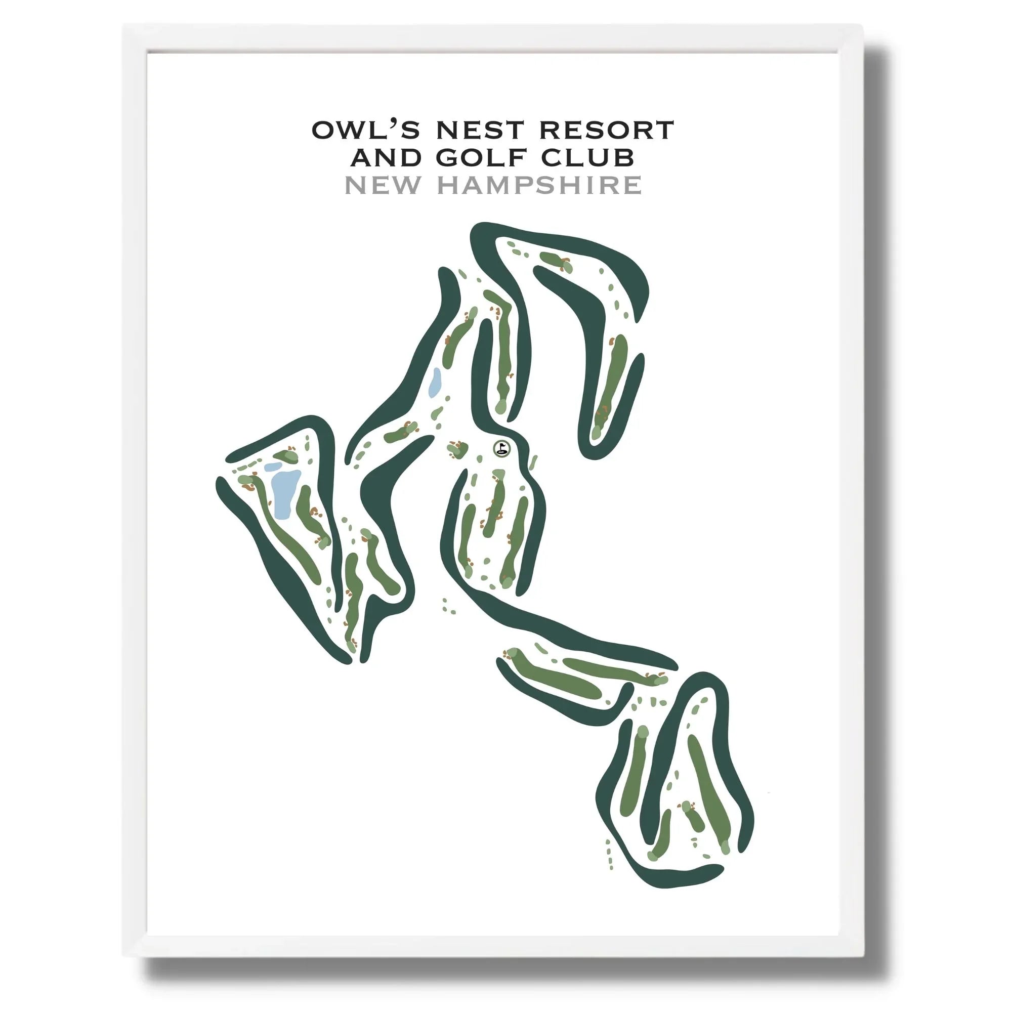 Owl's Nest Resort & Golf Club, New Hampshire - Printed Golf Courses