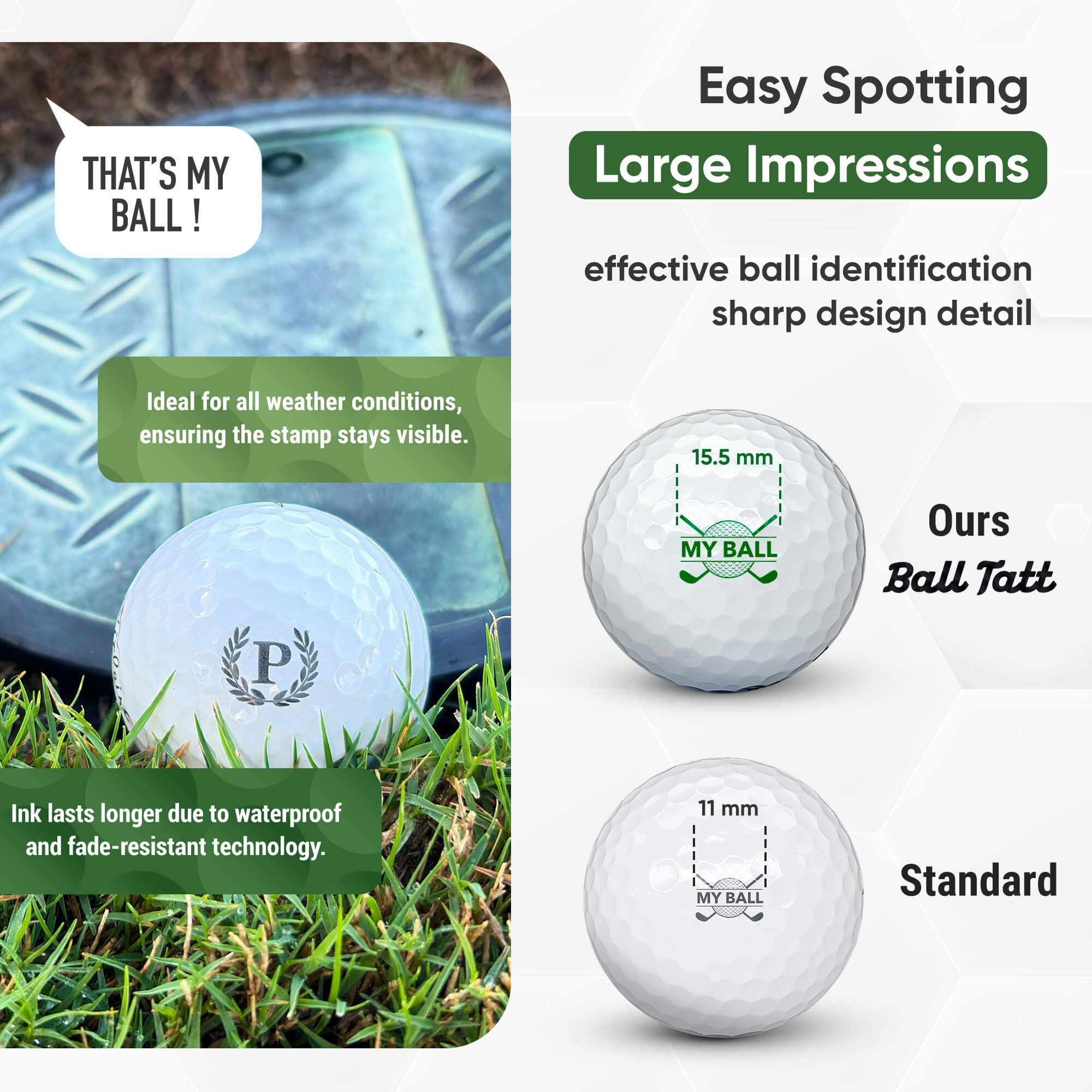 P Monogram w/ Ball Marker