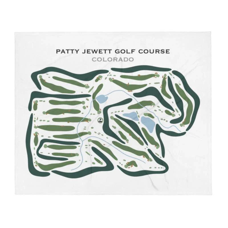 Patty Jewett Golf Course, Colorado - Printed Golf Courses