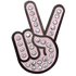 Peace Sign Hand Gesture Crystal Ball Marker &amp; Hat Clip by ReadyGOLF