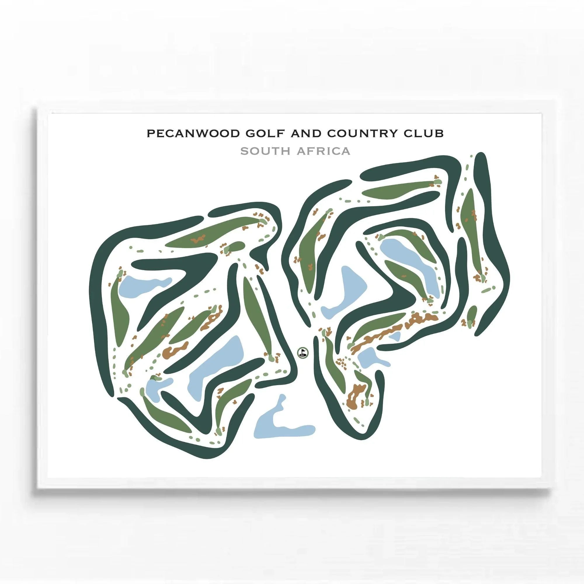 Pecanwood Golf and Country Club, South Africa - Printed Golf Courses