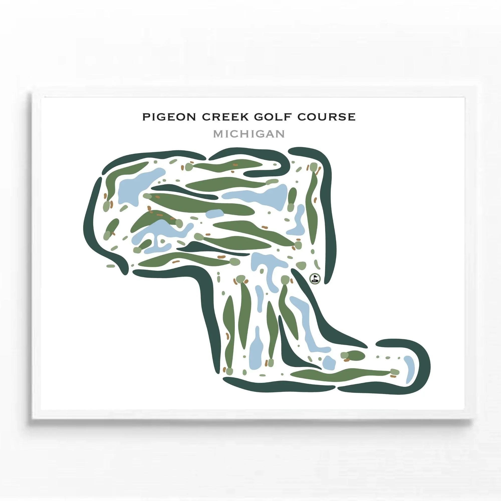 Pigeon Creek Golf Course, Michigan - Printed Golf Courses