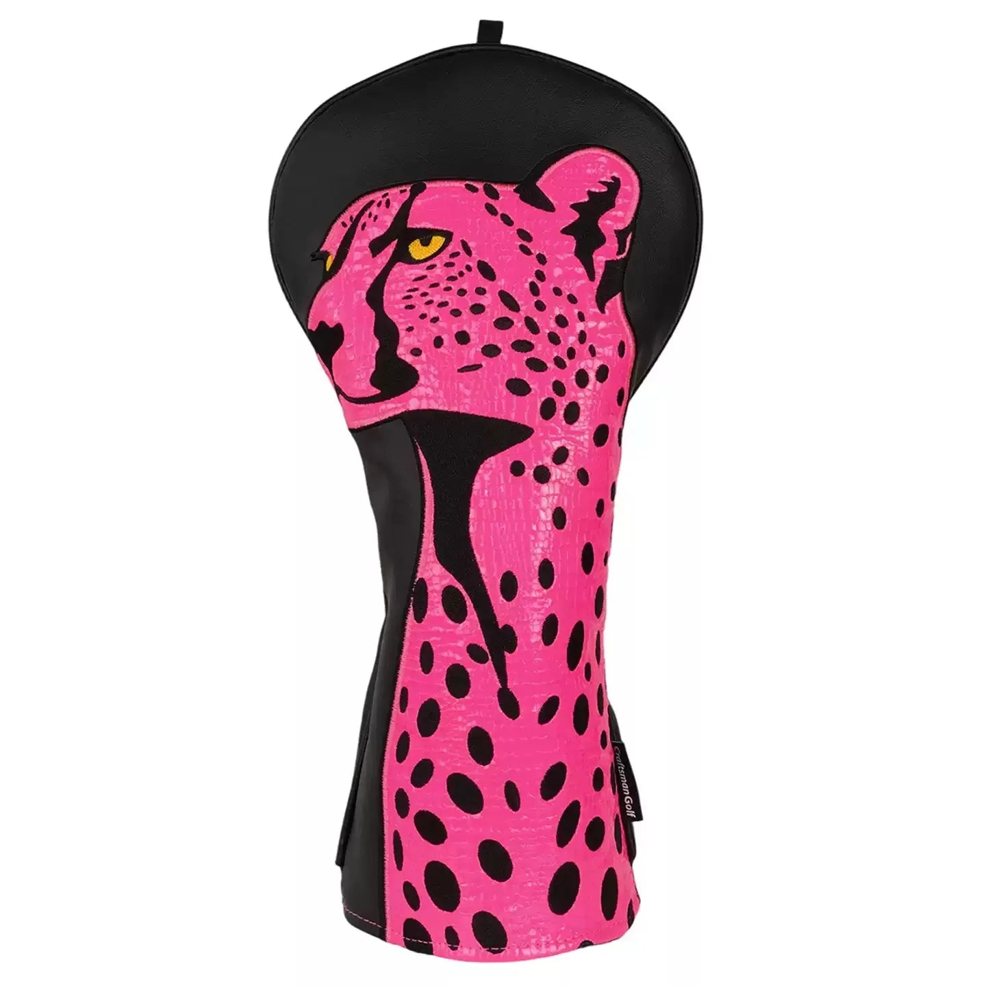 Pink Leopard Driver Headcover – Bold Animal Print Golf Headcover