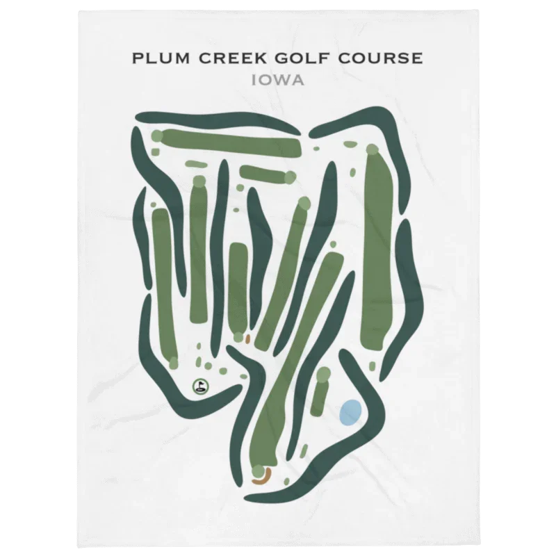 Plum Creek Golf Course, Iowa - Printed Golf Courses