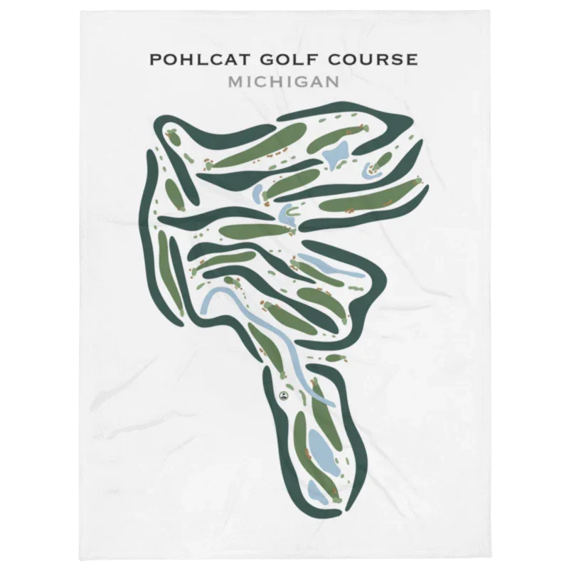Pohlcat Golf Course, Michigan - Printed Golf Courses