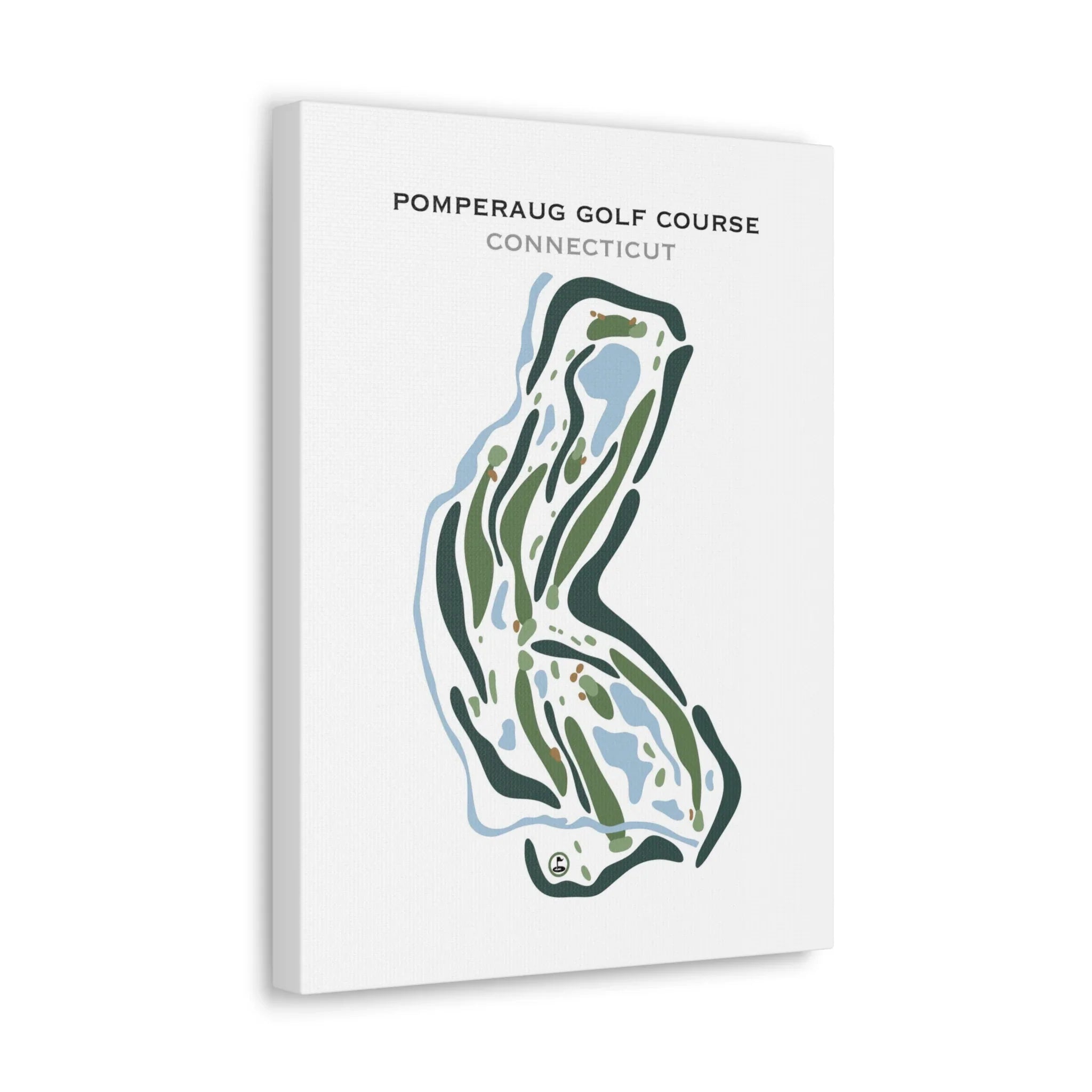 Pomperaug Golf Course, Connecticut - Printed Golf Courses