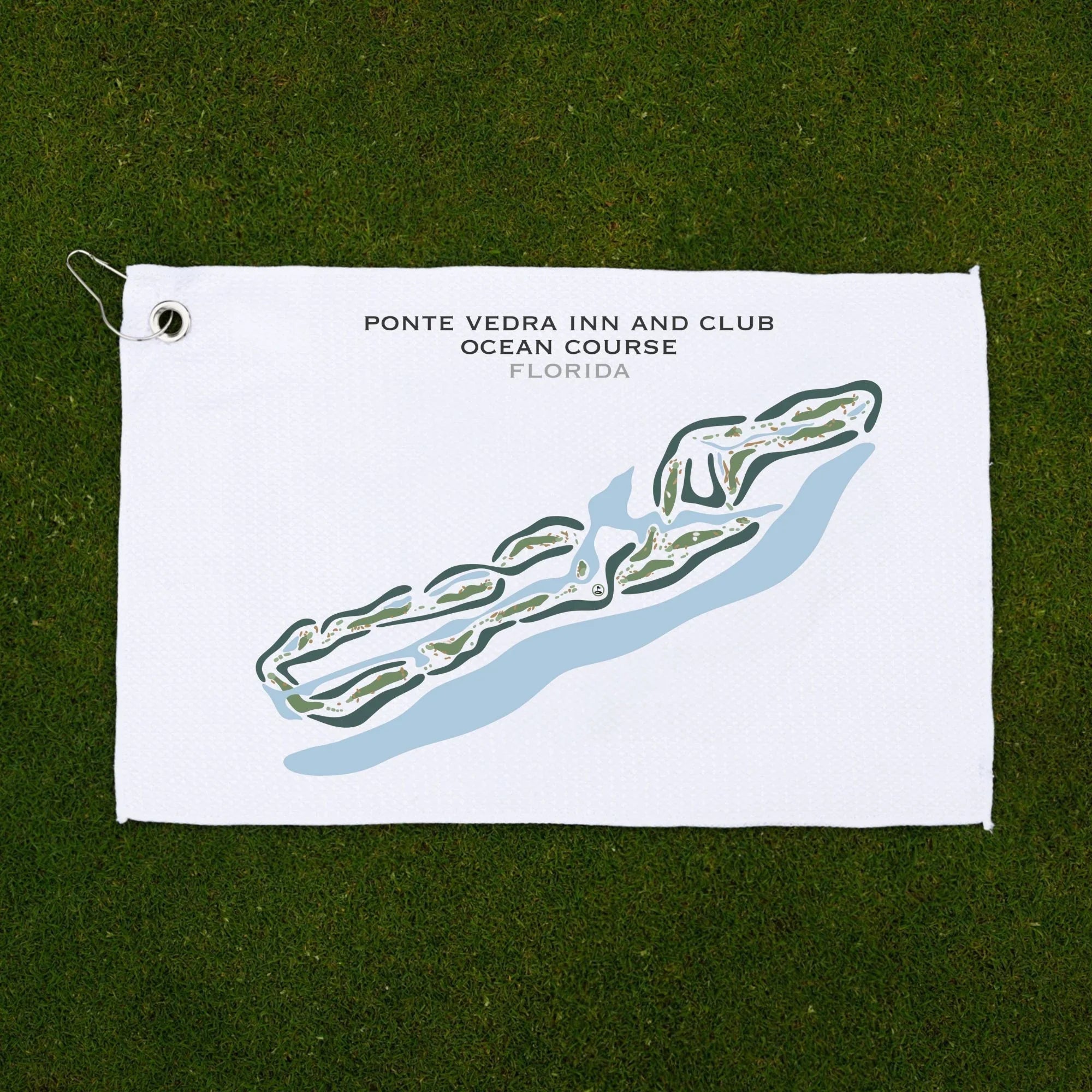 Ponte Vedra Inn & Club Ocean Course, Florida - Printed Golf Courses