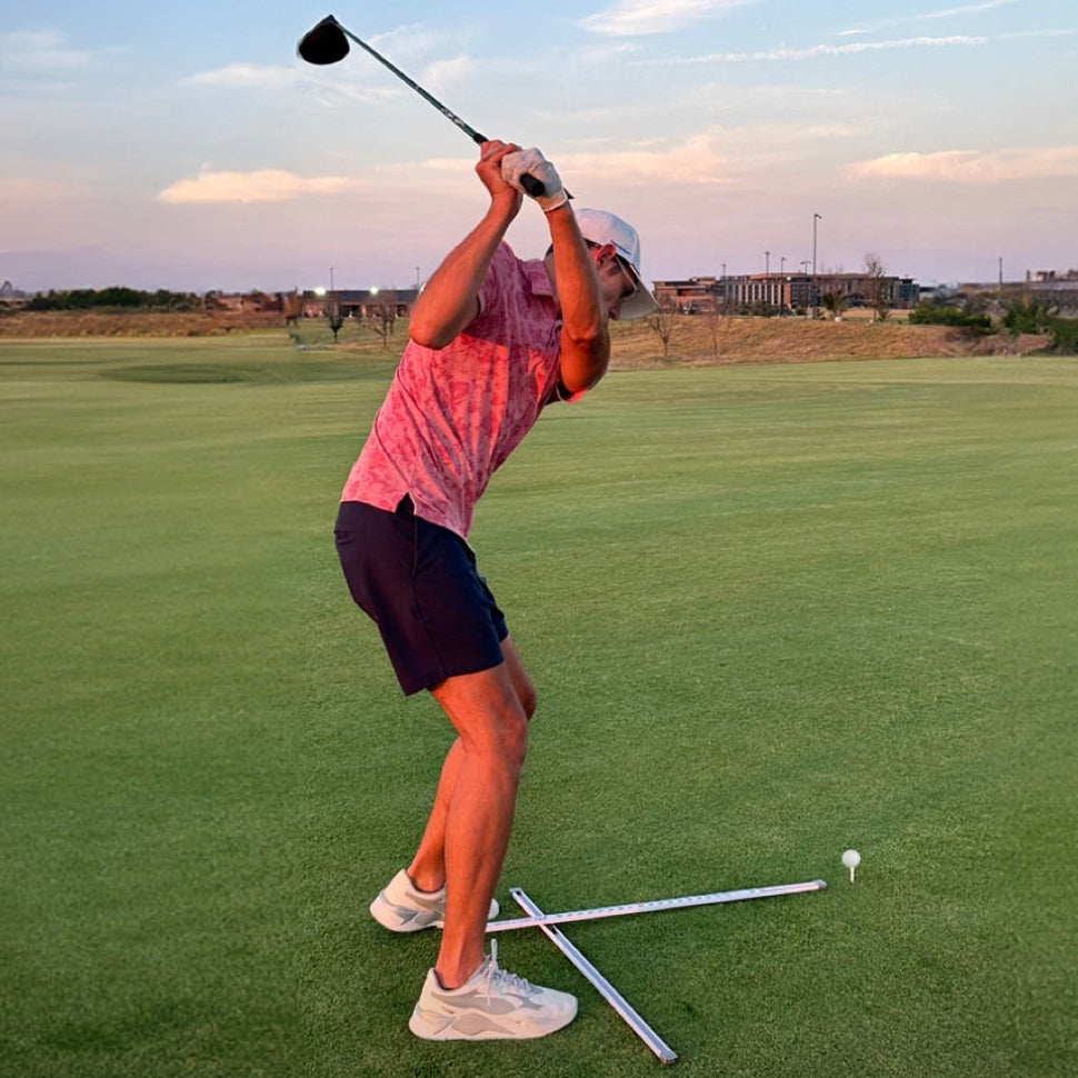 Practice-T Alignment & Ball Position Guide (White)