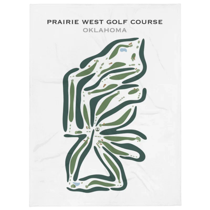 Prairie West Golf Course, Oklahoma - Printed Golf Courses