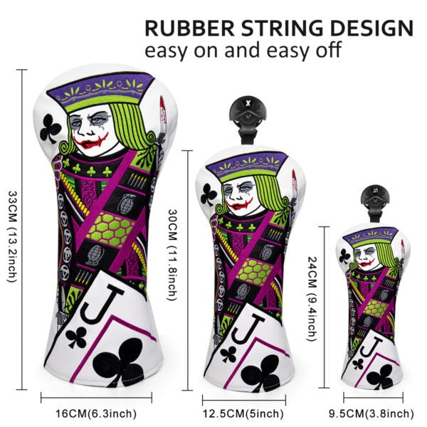 Premium Crazy Jack Golf Headcovers