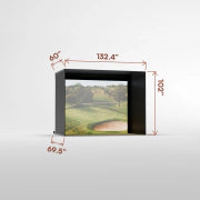 Pro Golf Simulator Enclosure Kit with Impact Screen