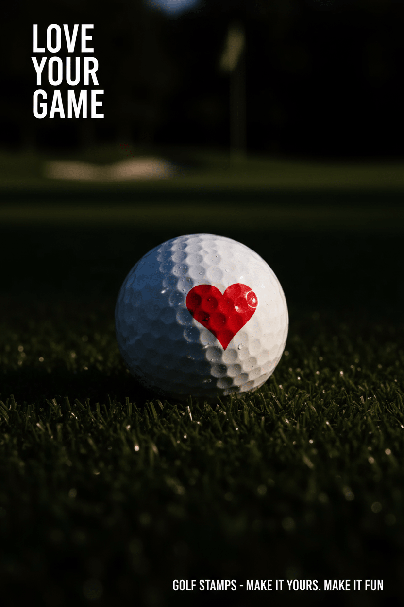 Quick-Dry Golf Ball Stamper