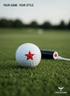 Quick-Dry Golf Ball Stamper