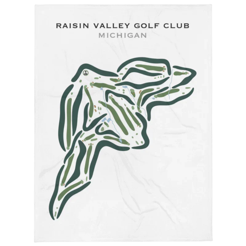 Raisin Valley Golf Club, Michigan - Printed Golf Courses