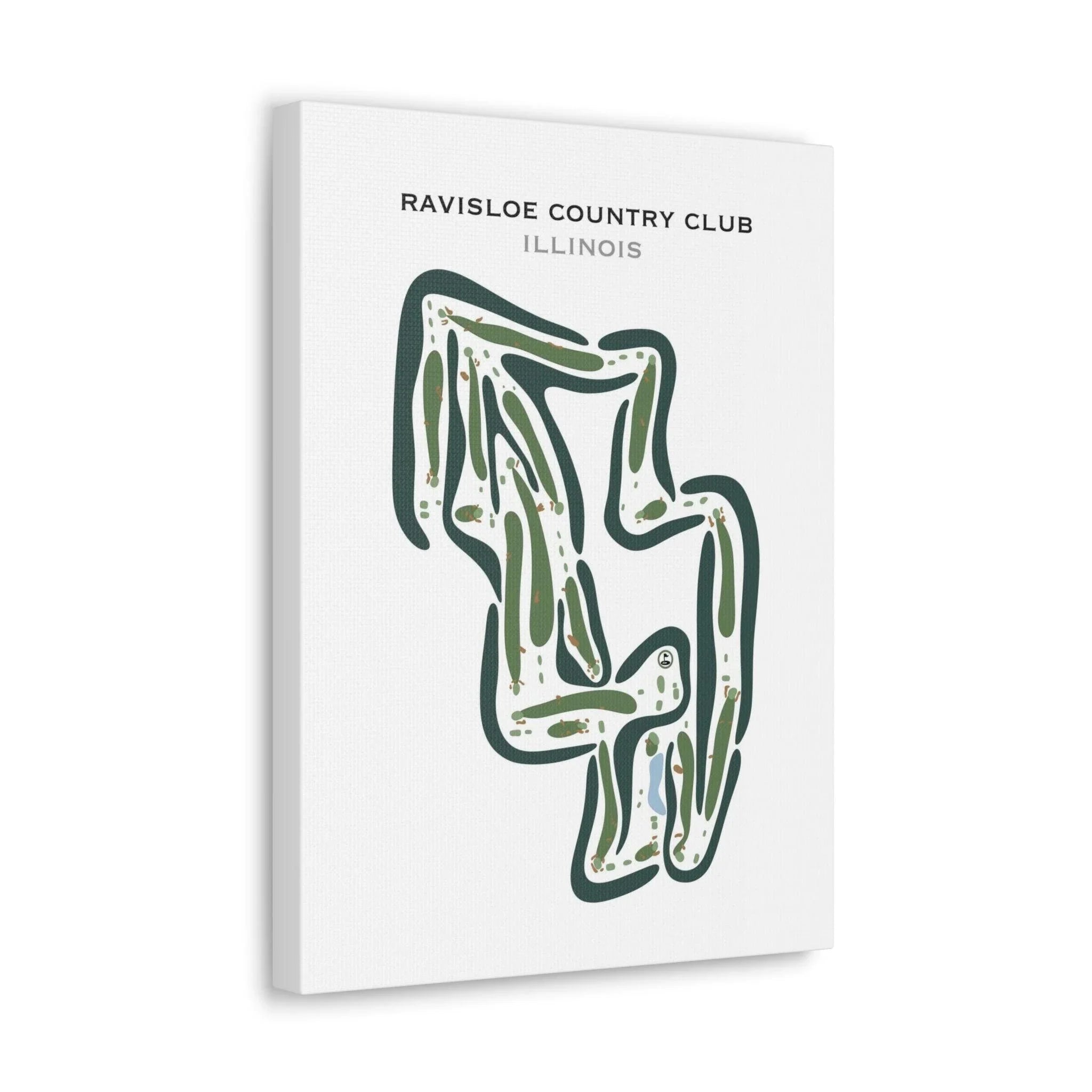 Ravisloe Country Club, Illinois - Printed Golf Courses