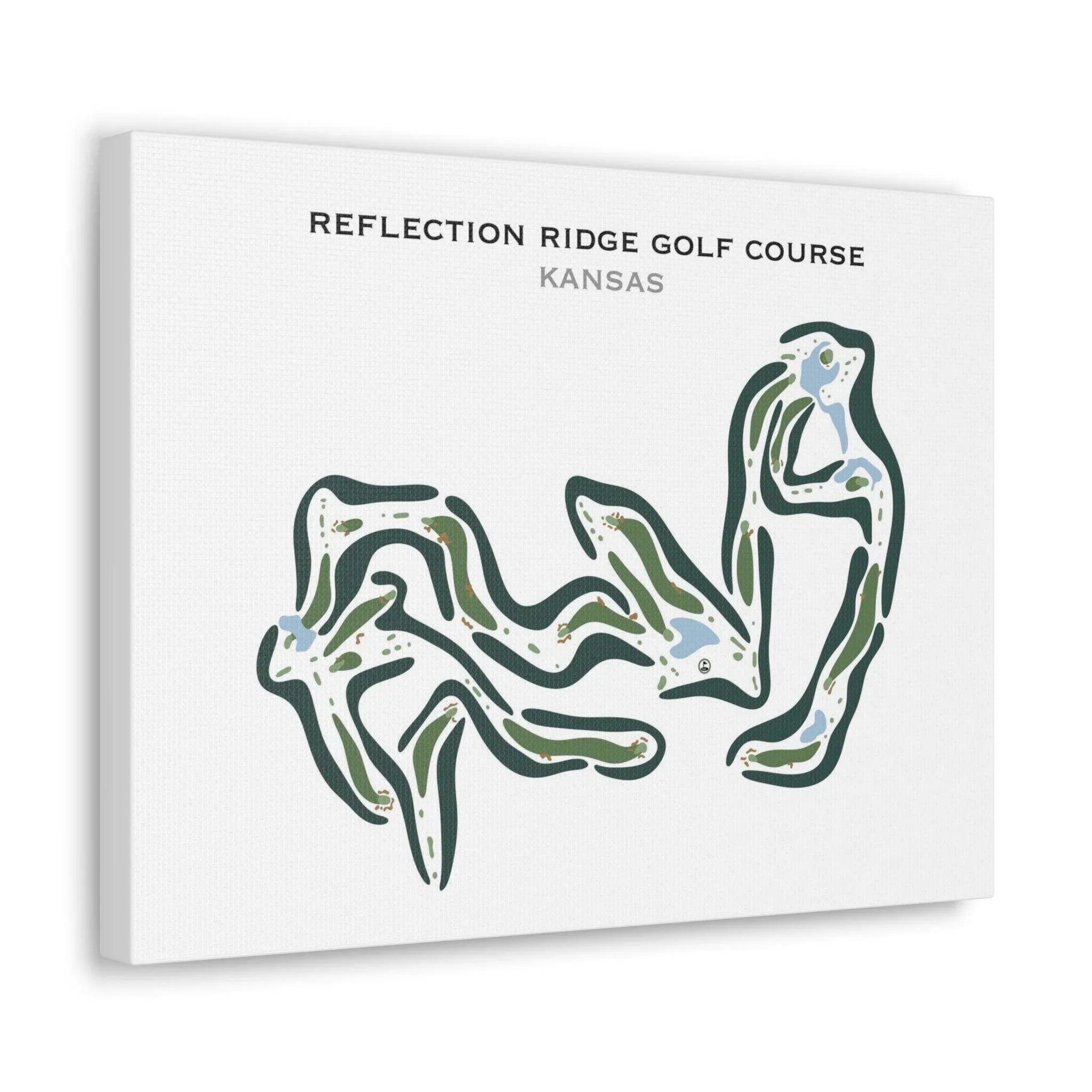 Reflection Ridge Golf Course, Kansas - Printed Golf Courses