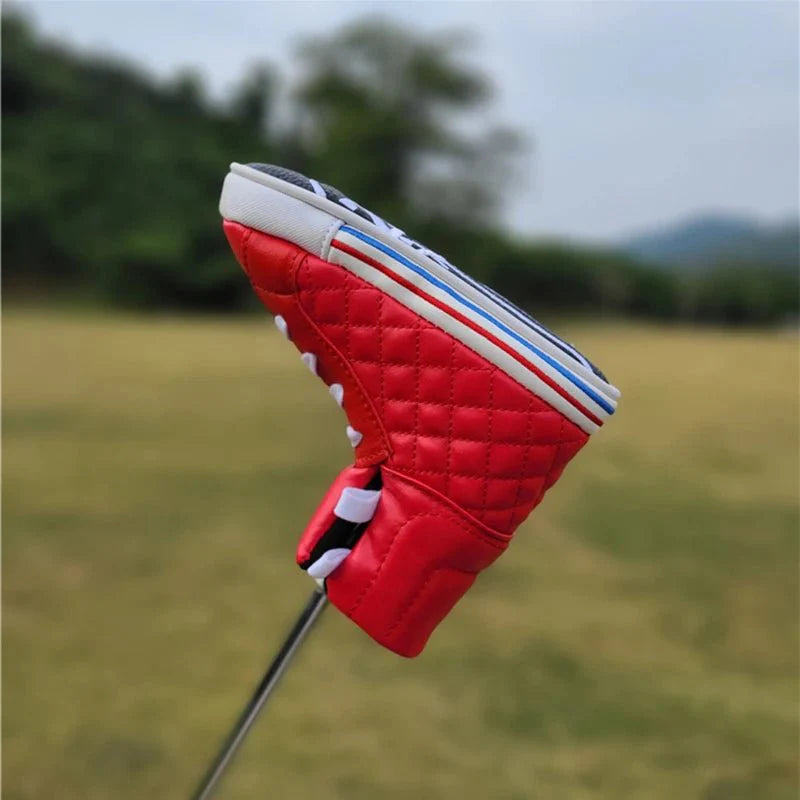 Retro Kicks Golf Blade Putter Cover: Vintage Vibes for Your Club