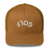 Upside Down Golf Arch Trucker Cap