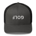 Upside Down Golf Trucker Cap - White Logo