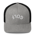 Upside Down Golf Arch Trucker Cap