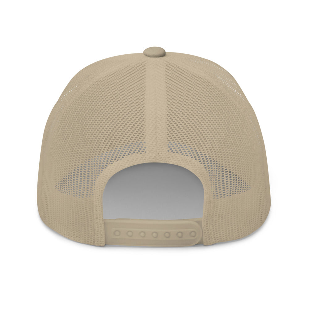 Curve Logo Trucker Cap - White Logo