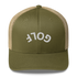Upside Down Golf Arch Trucker Cap