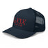 Curve Logo Trucker Cap - Red Logo