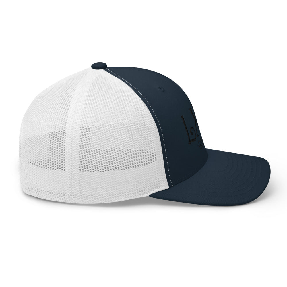 Curve Logo Trucker Cap - Black Logo
