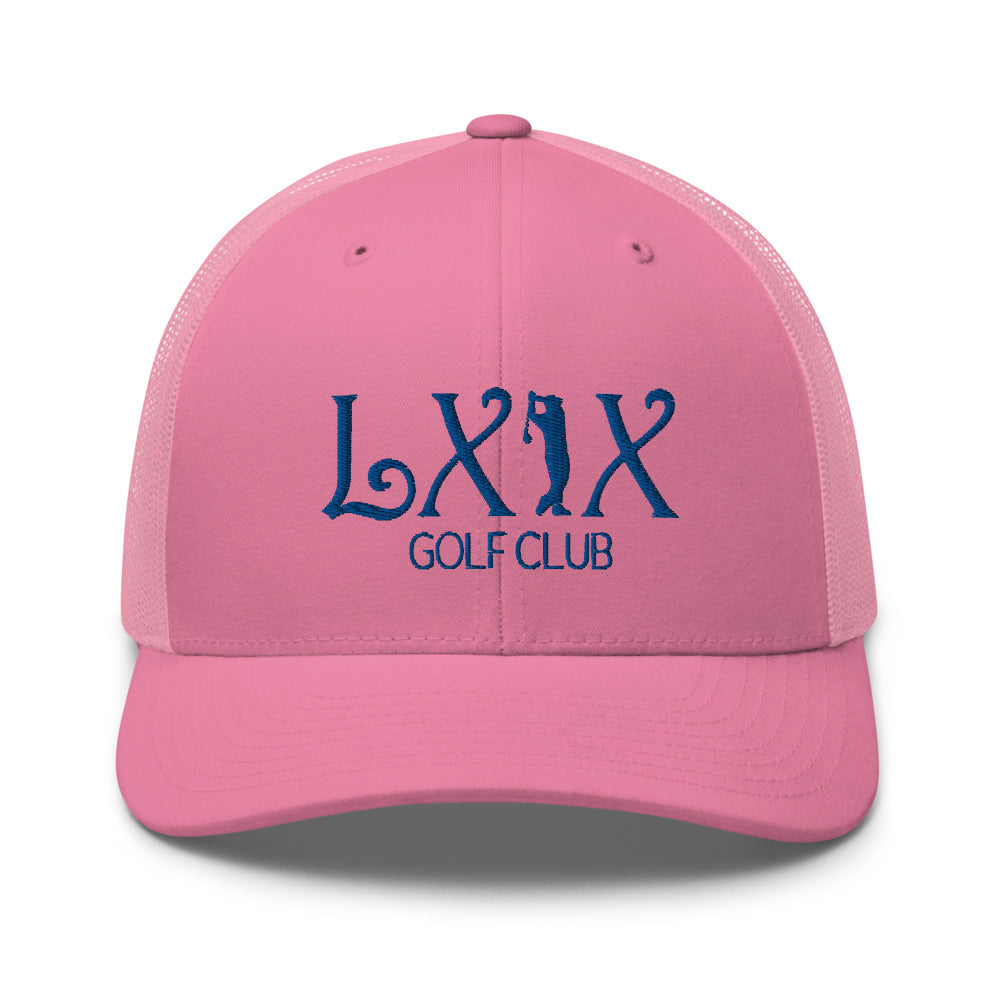 Curve Logo Trucker Cap - Blue Logo