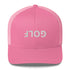 Upside Down Golf Trucker Cap - White Logo