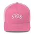 Upside Down Golf Arch Trucker Cap