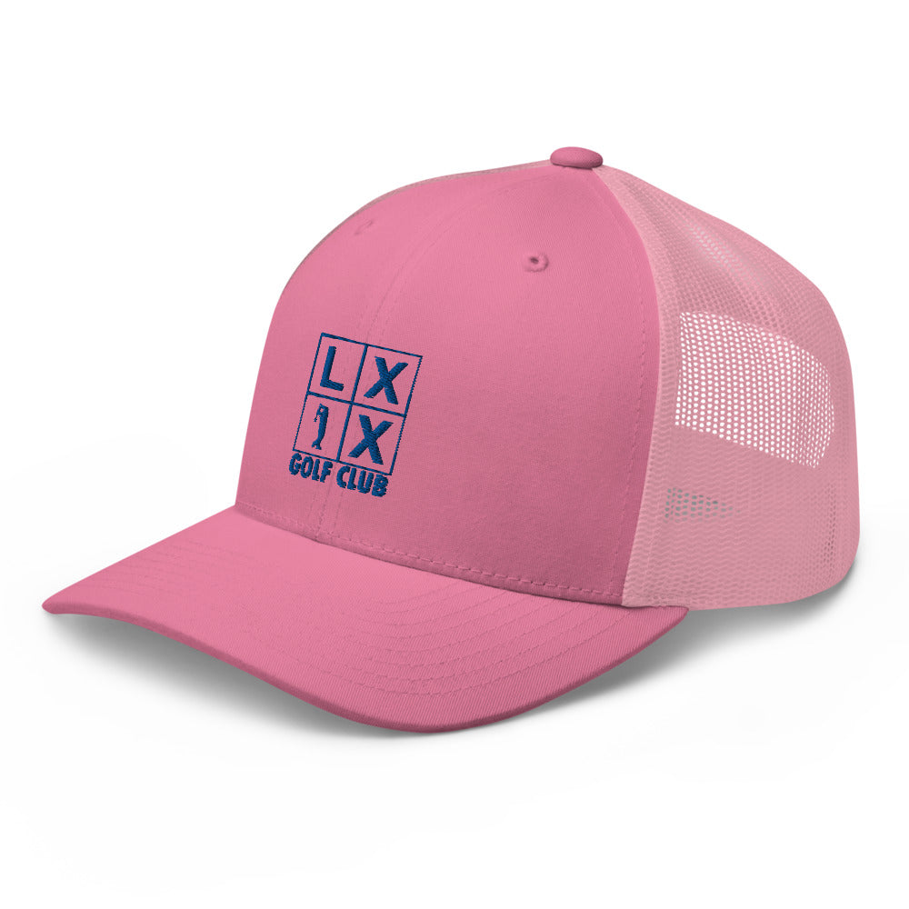 Four Box Logo Trucker Cap - Blue Logo