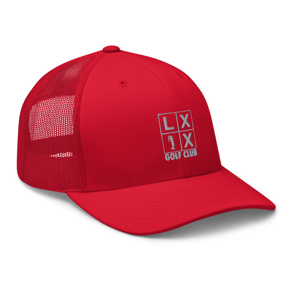 Four Box Logo Trucker Cap - Gray Logo