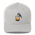 Birdie Juice Golf Trucker Hat (Silver/Charcoal/Green)