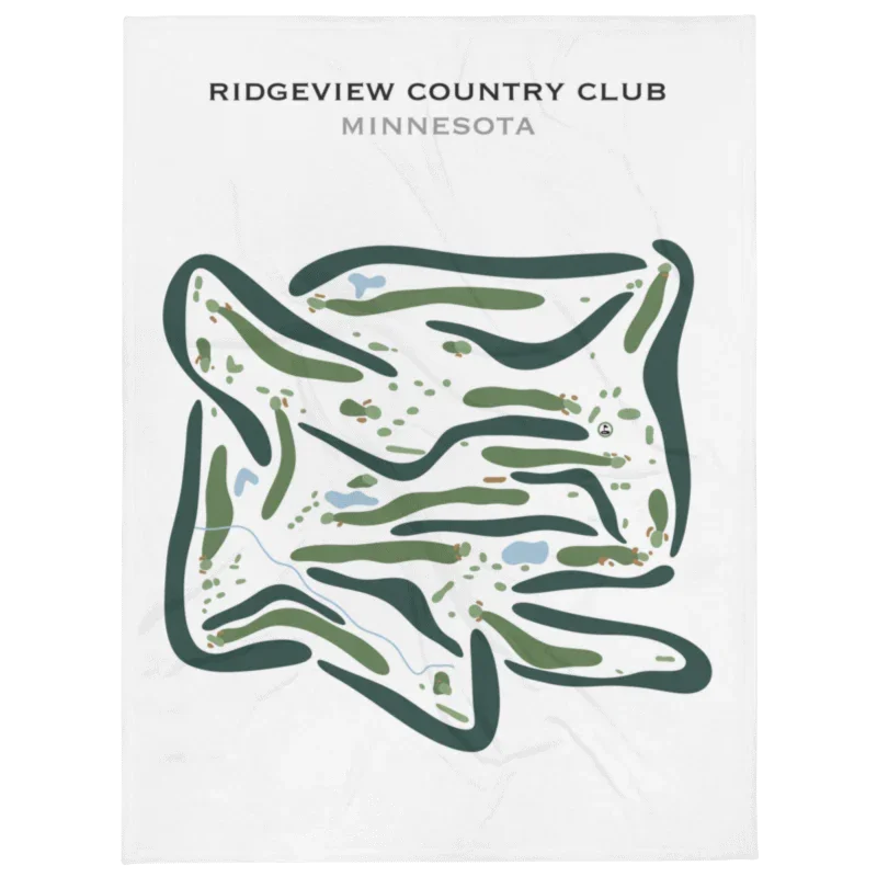Ridgeview Country Club, Minnesota - Printed Golf Courses