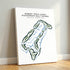 Robert Trent Jones Oceanfront Golf Course, South Carolina - Printed Golf Courses
