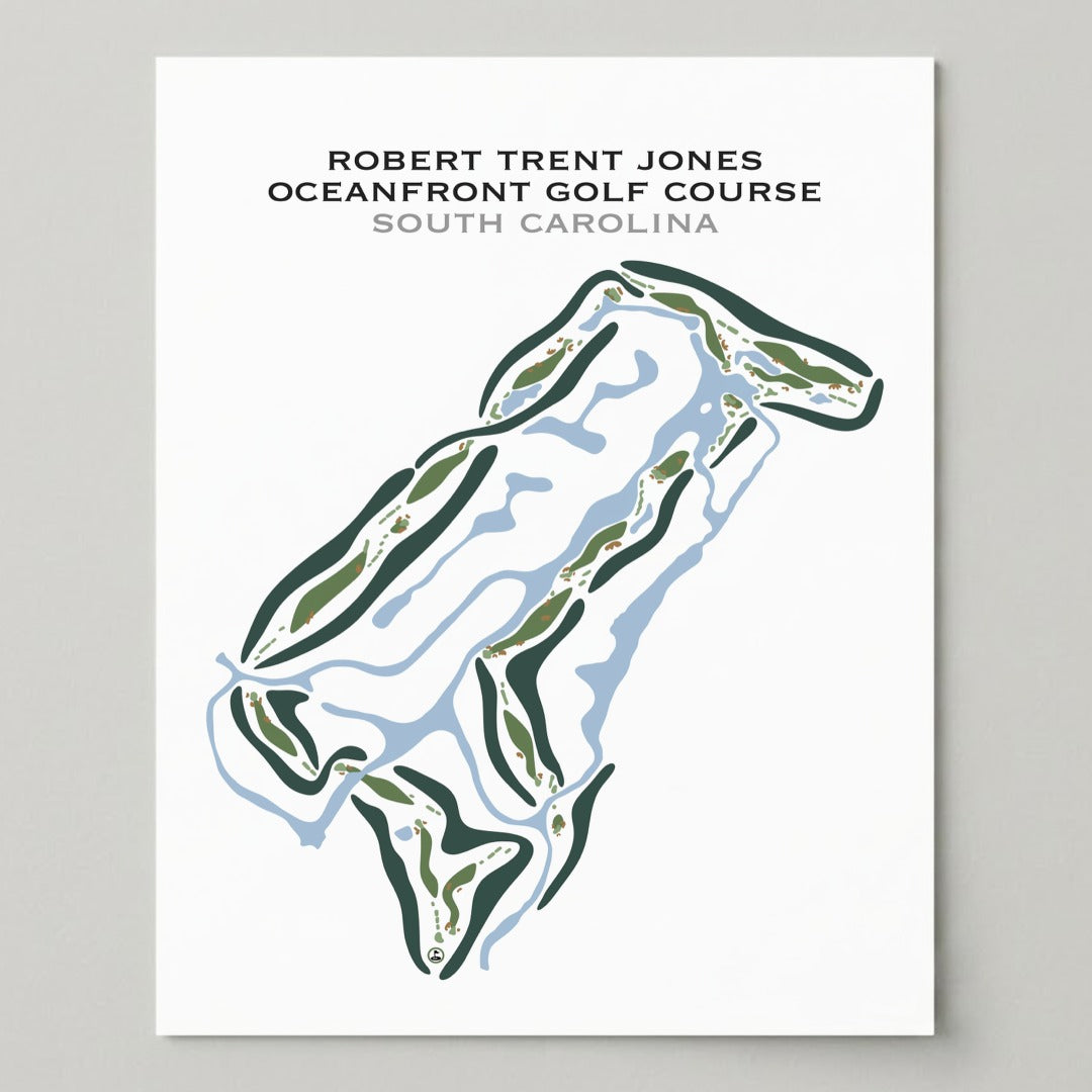 Robert Trent Jones Oceanfront Golf Course, South Carolina - Printed Golf Courses