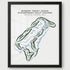 Robert Trent Jones Oceanfront Golf Course, South Carolina - Printed Golf Courses